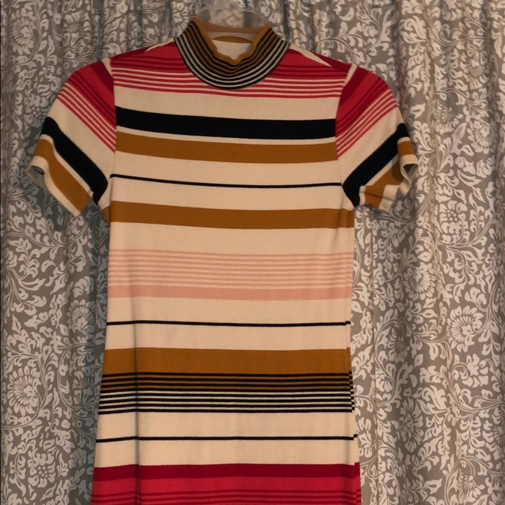 Mock neck billabong dress